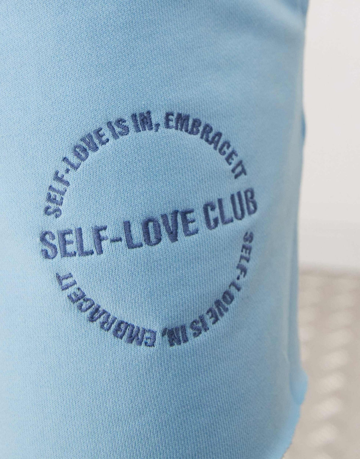 Noisy May sweat short co-ord in light blue - ASOS Sample Sale