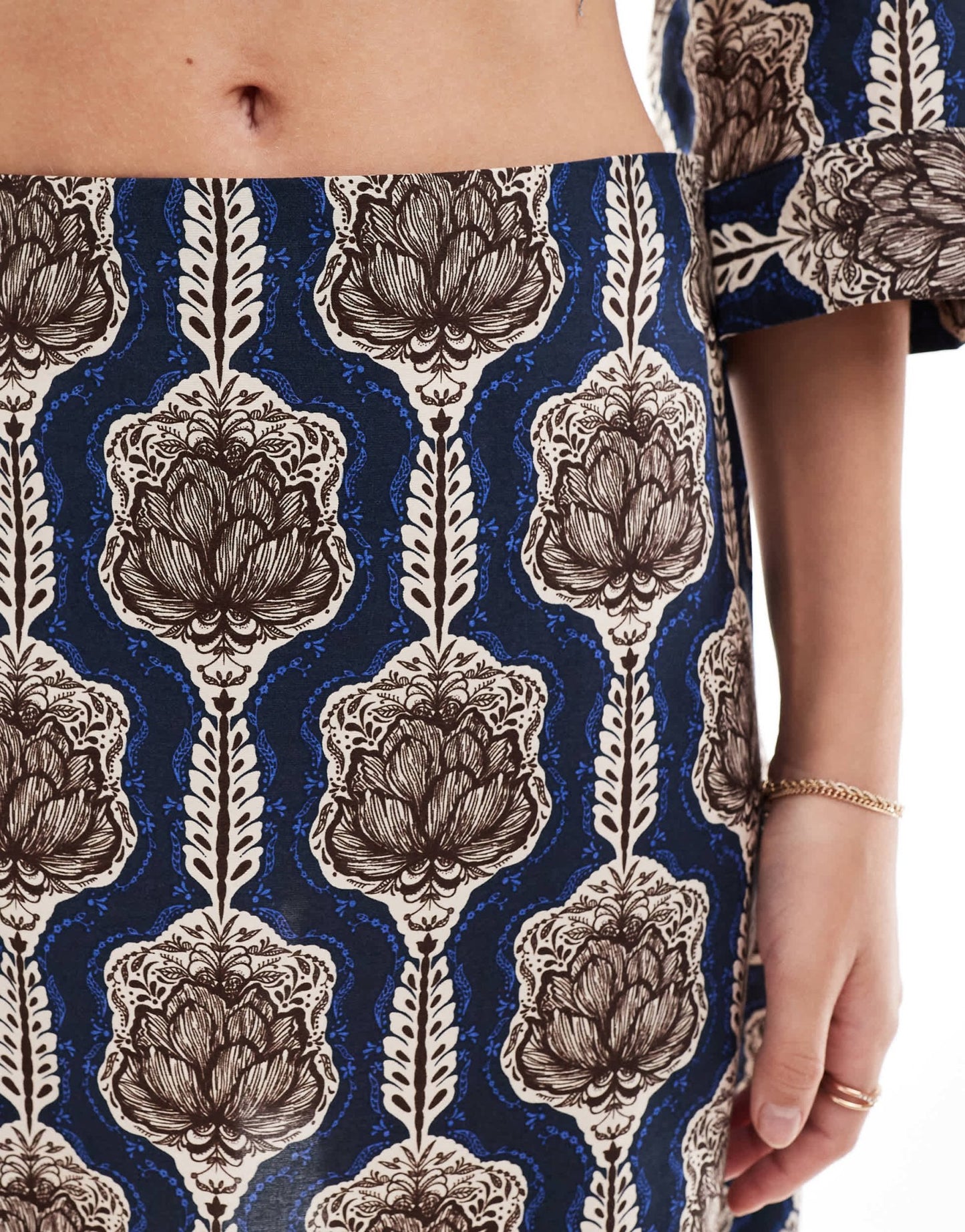 Object a - line mini skirt co - ord in vintage floral print - ASOS Sample Sale