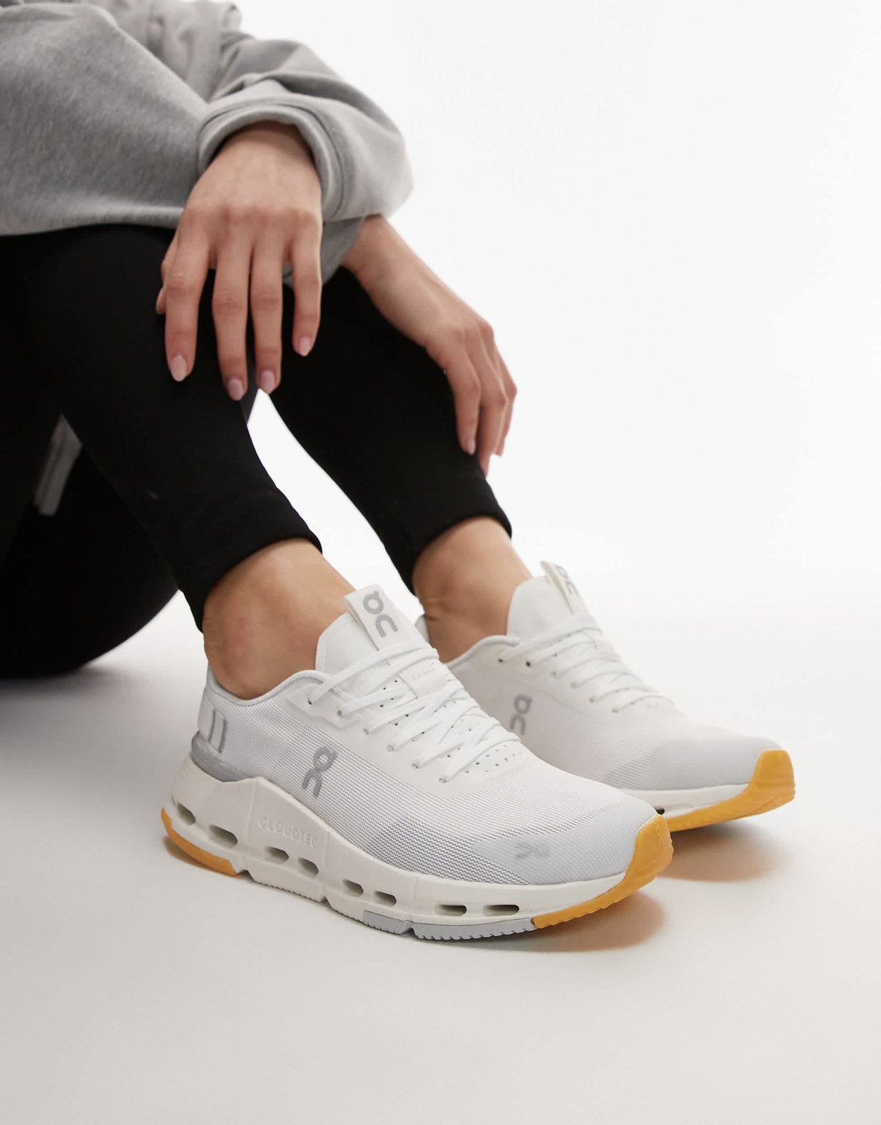 ON Cloudnova Form 2 all day trainers in all white - ASOS Sample Sale