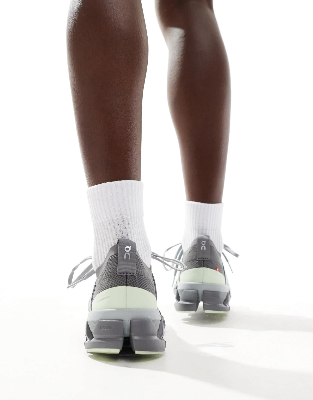 ON Cloudswift 3 running trainers in khaki and grey - ASOS Sample Sale