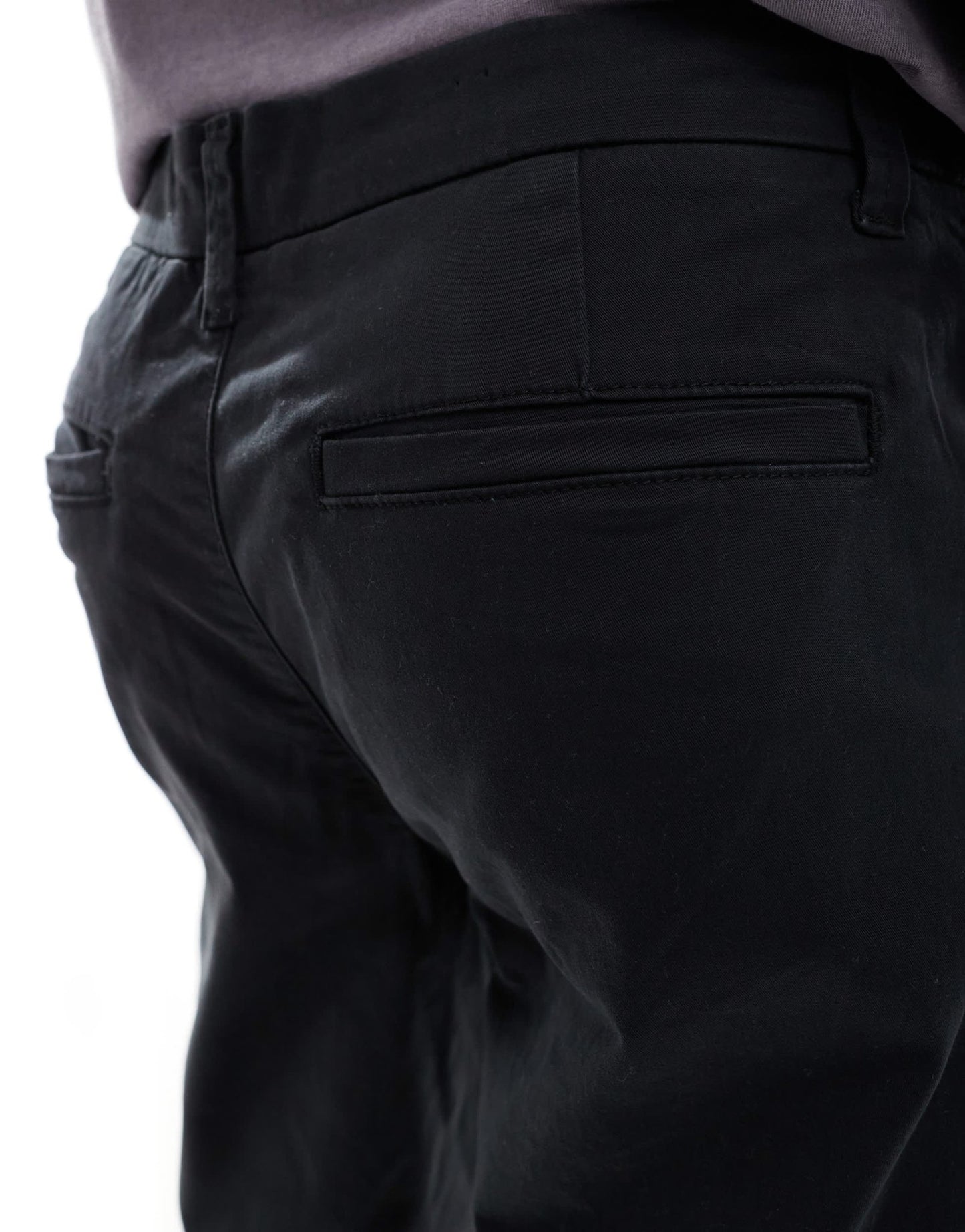 ONLY & SONS loose fit chino in black - ASOS Sample Sale
