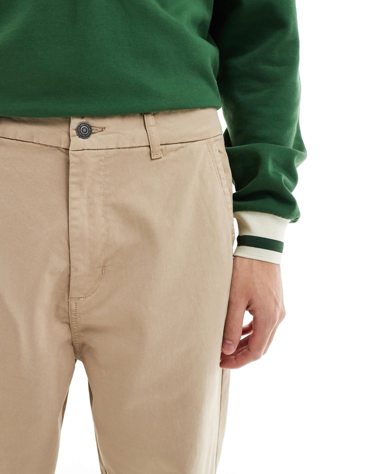ONLY & SONS loose fit trouser in light brown - ASOS Sample Sale