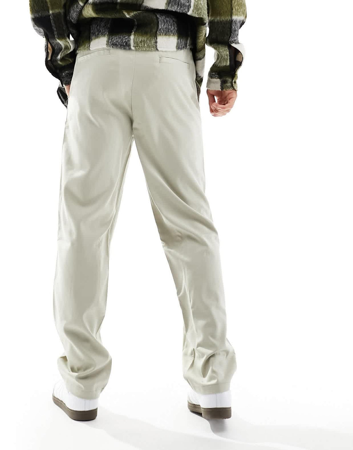 ONLY & SONS relaxed fit trousers in stone - ASOS Sample Sale