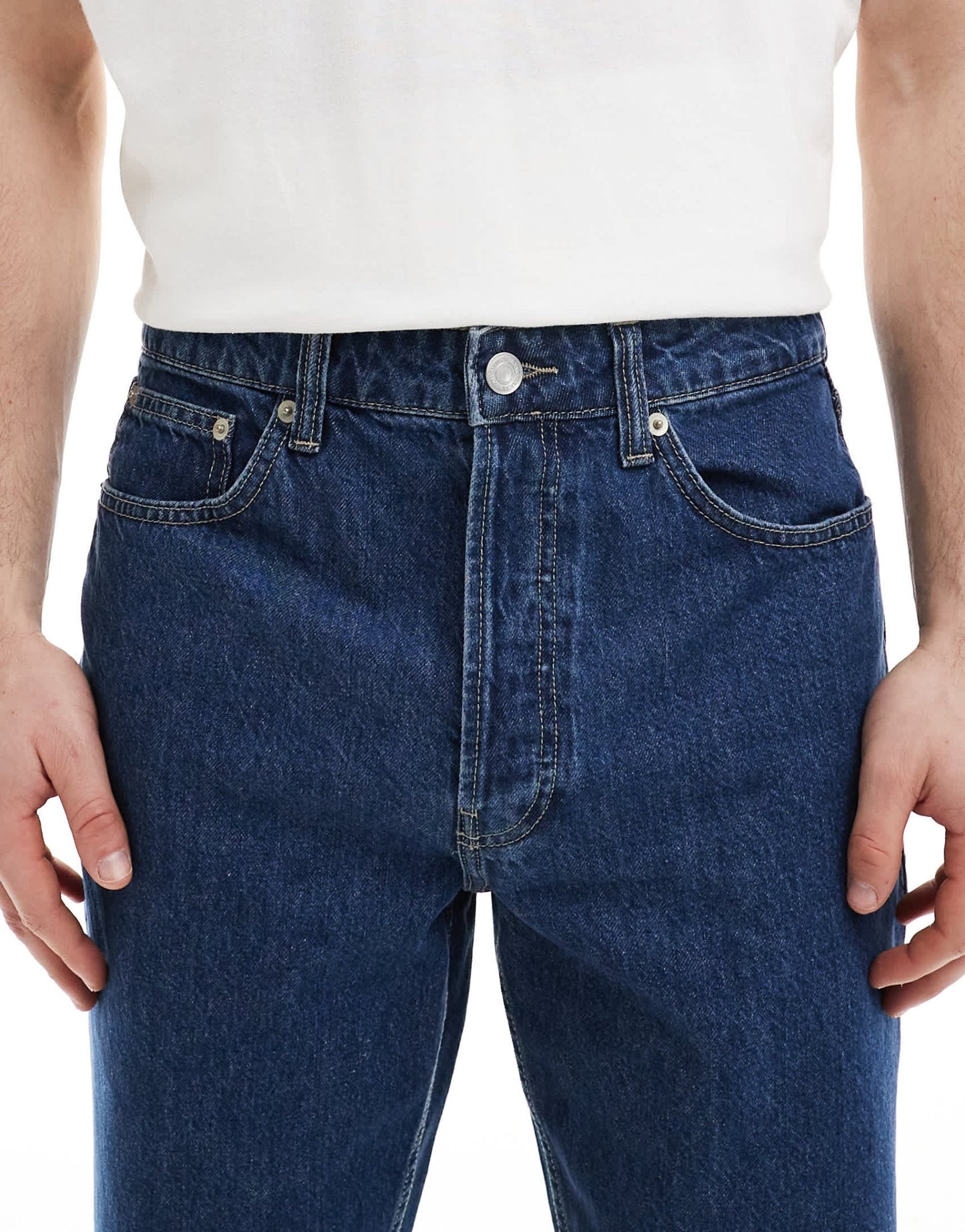ONLY & SONS Tye loose tapered fit jeans in indigo - ASOS Sample Sale