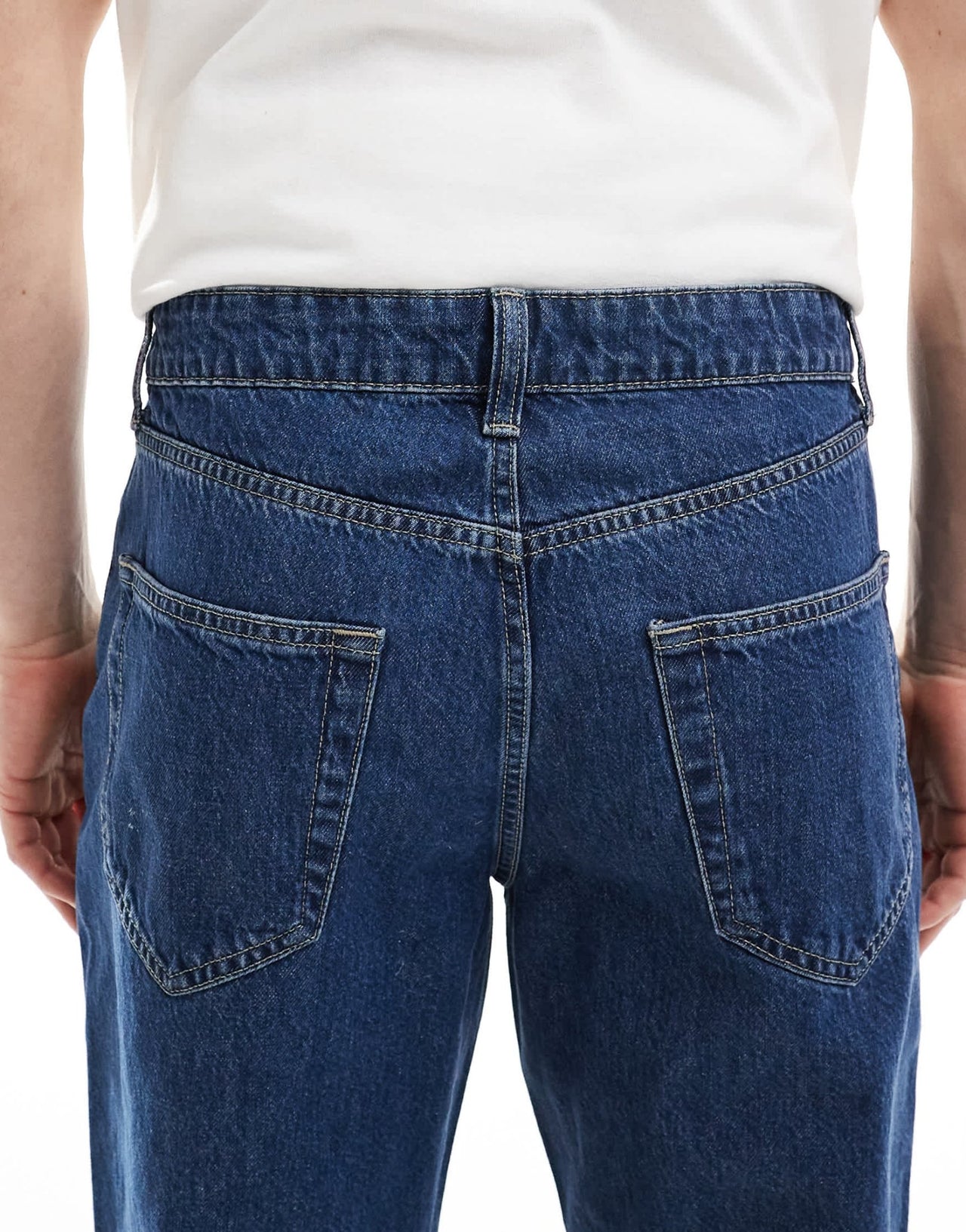 ONLY & SONS Tye loose tapered fit jeans in indigo - ASOS Sample Sale