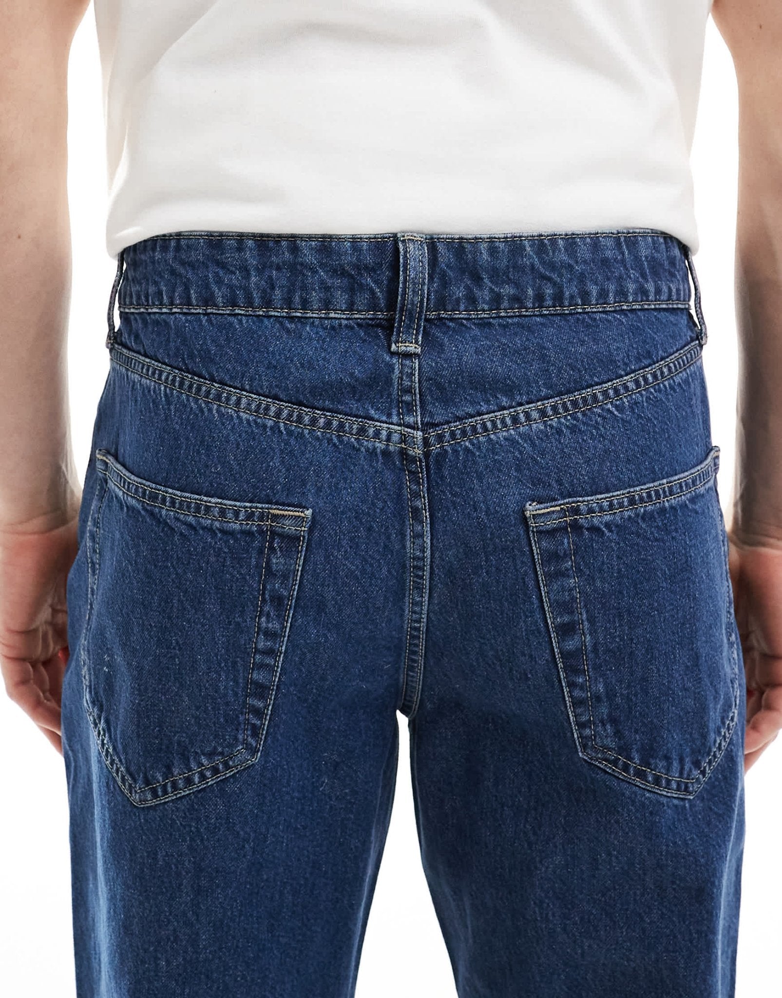 ONLY & SONS Tye loose tapered fit jeans in indigo - ASOS Sample Sale