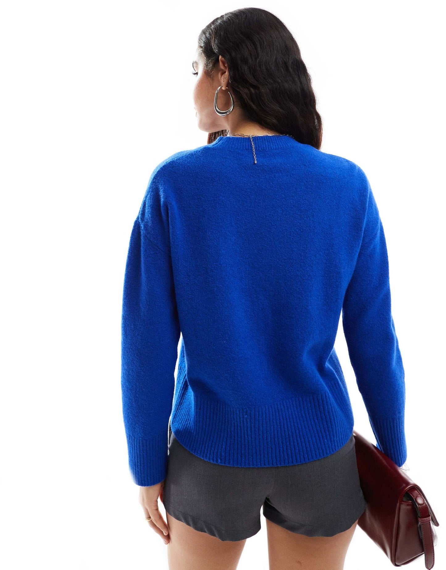 & Other Stories crew neck jumper in blue - ASOS Sample Sale