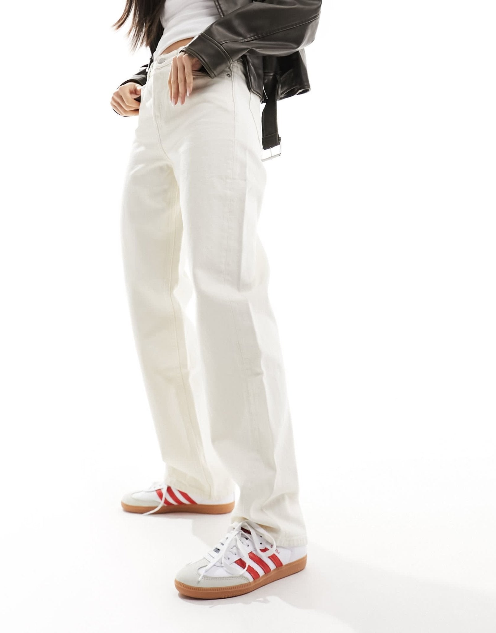 & Other Stories relaxed fit tapered jeans in natural - ASOS Sample Sale