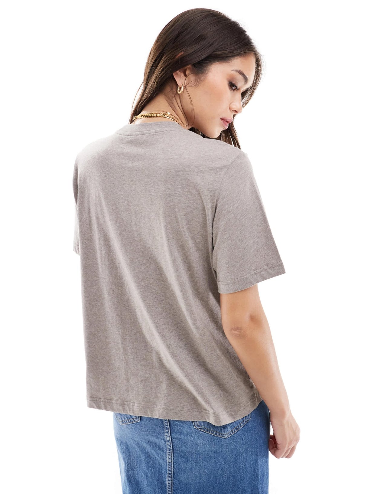 & Other Stories relaxed short sleeve t-shirt in mole - ASOS Sample Sale