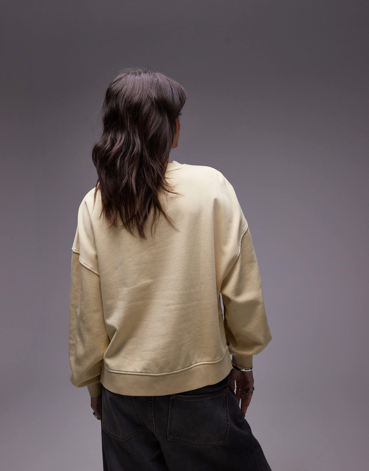 & Other Stories sweatshirt in light yellow - ASOS Sample Sale