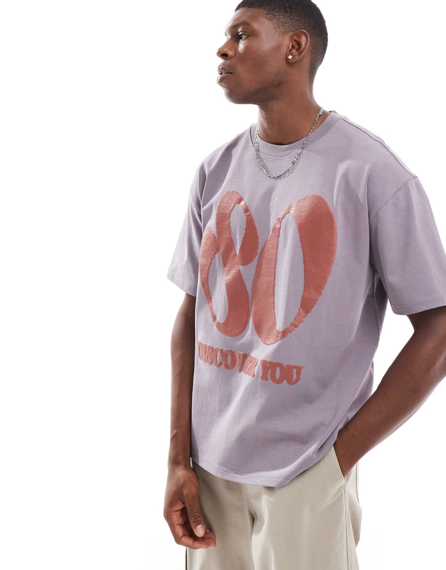 Pacsun short sleeve 80 t-shirt in shark - ASOS Sample Sale