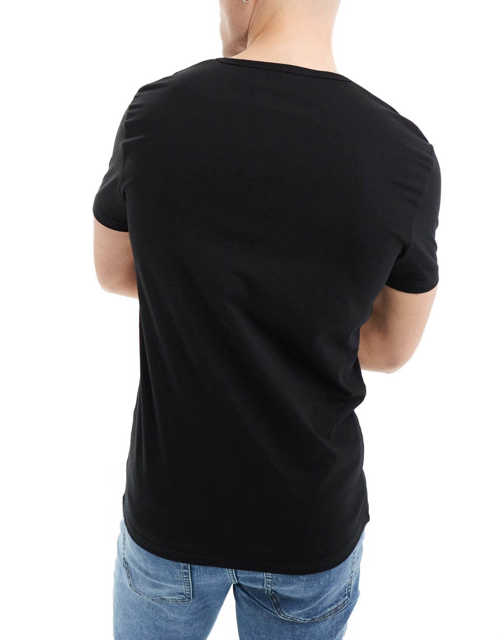 Paul Smith 3 pack loungewear t-shirts with logo in black - ASOS Sample Sale
