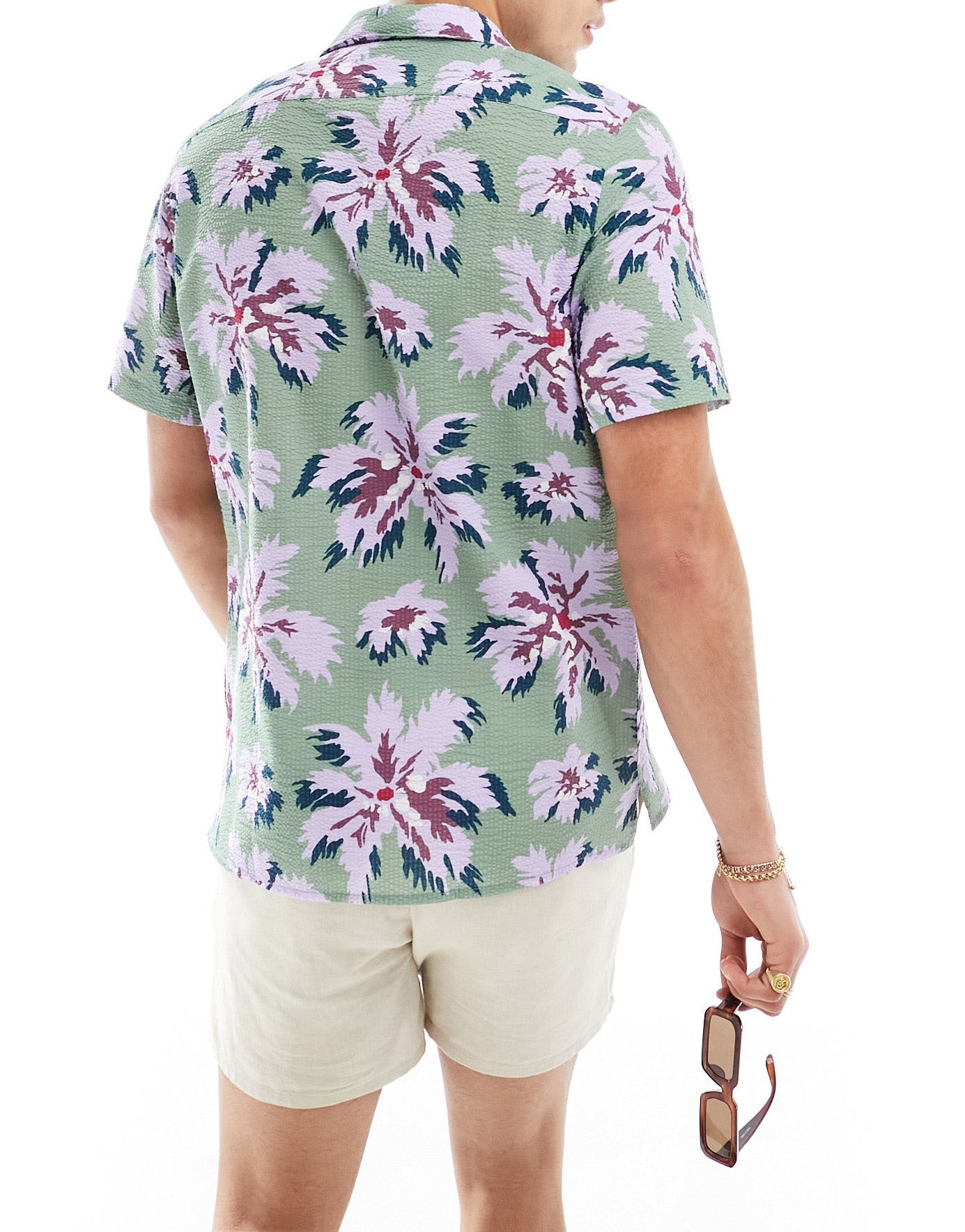 Paul Smith shirt in green purple floral print - ASOS Sample Sale