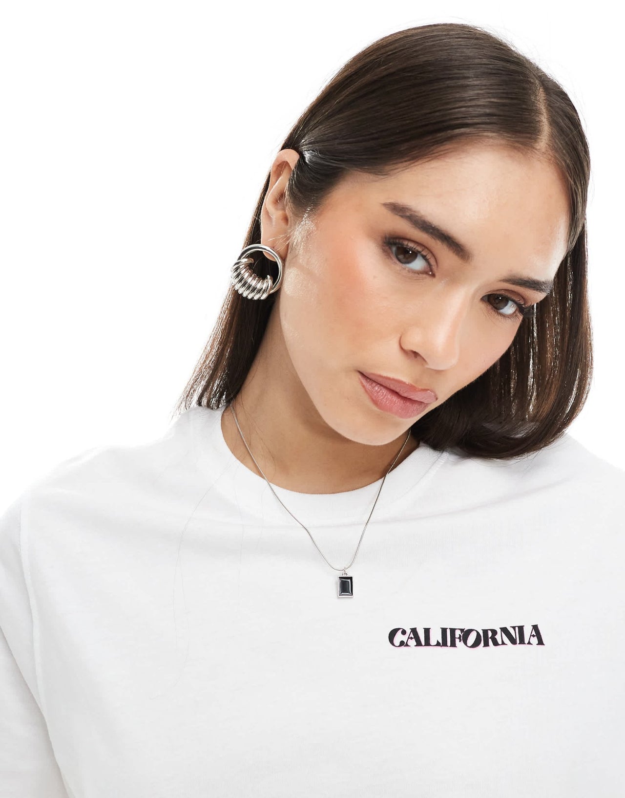 Pimkie California back print t-shirt in white - ASOS Sample Sale