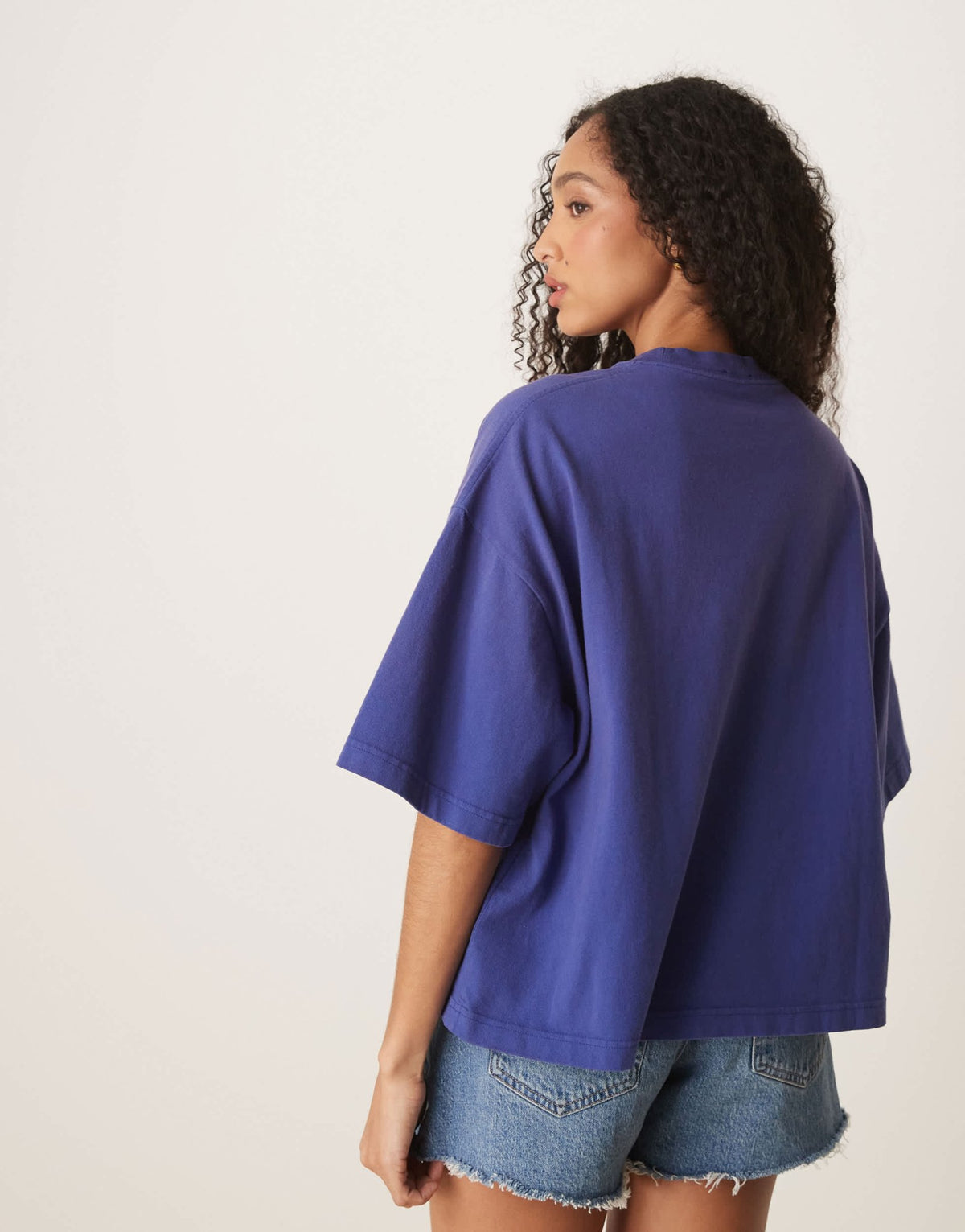 Polo Ralph Lauren boxy fit logo t-shirt in blue - ASOS Sample Sale