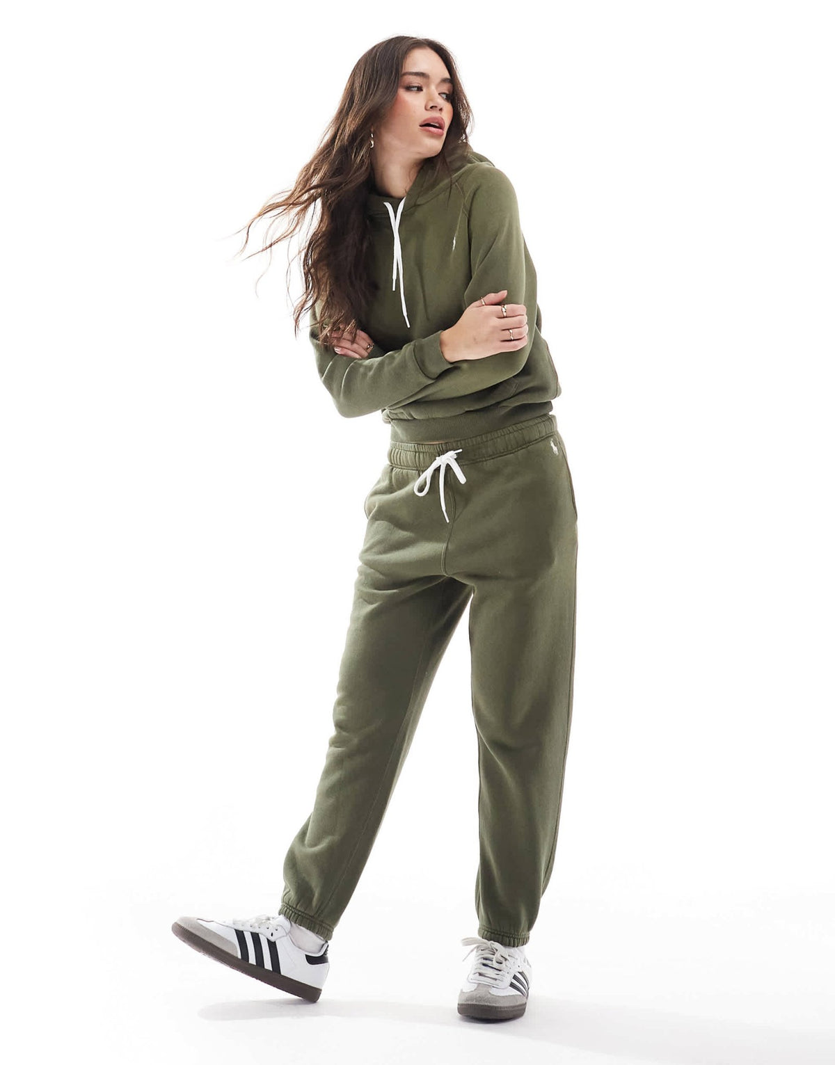 Polo Ralph Lauren co-ord logo joggers in dark green - ASOS Sample Sale