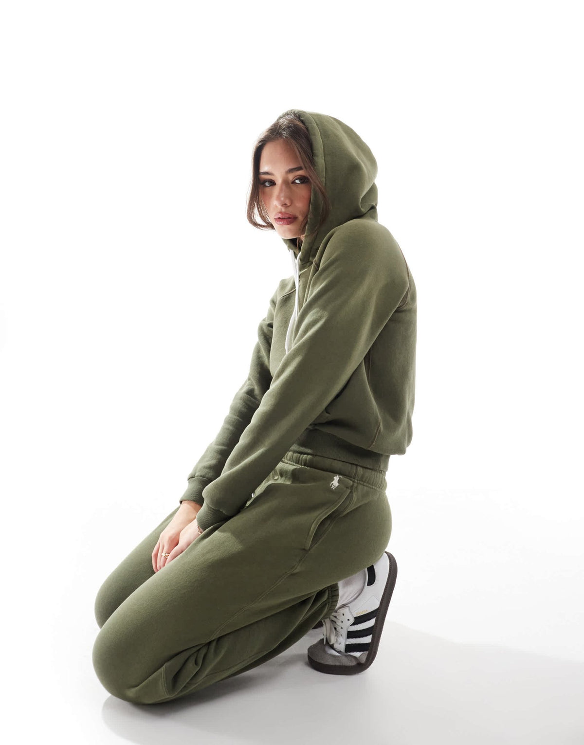 Polo Ralph Lauren co-ord logo joggers in dark green - ASOS Sample Sale