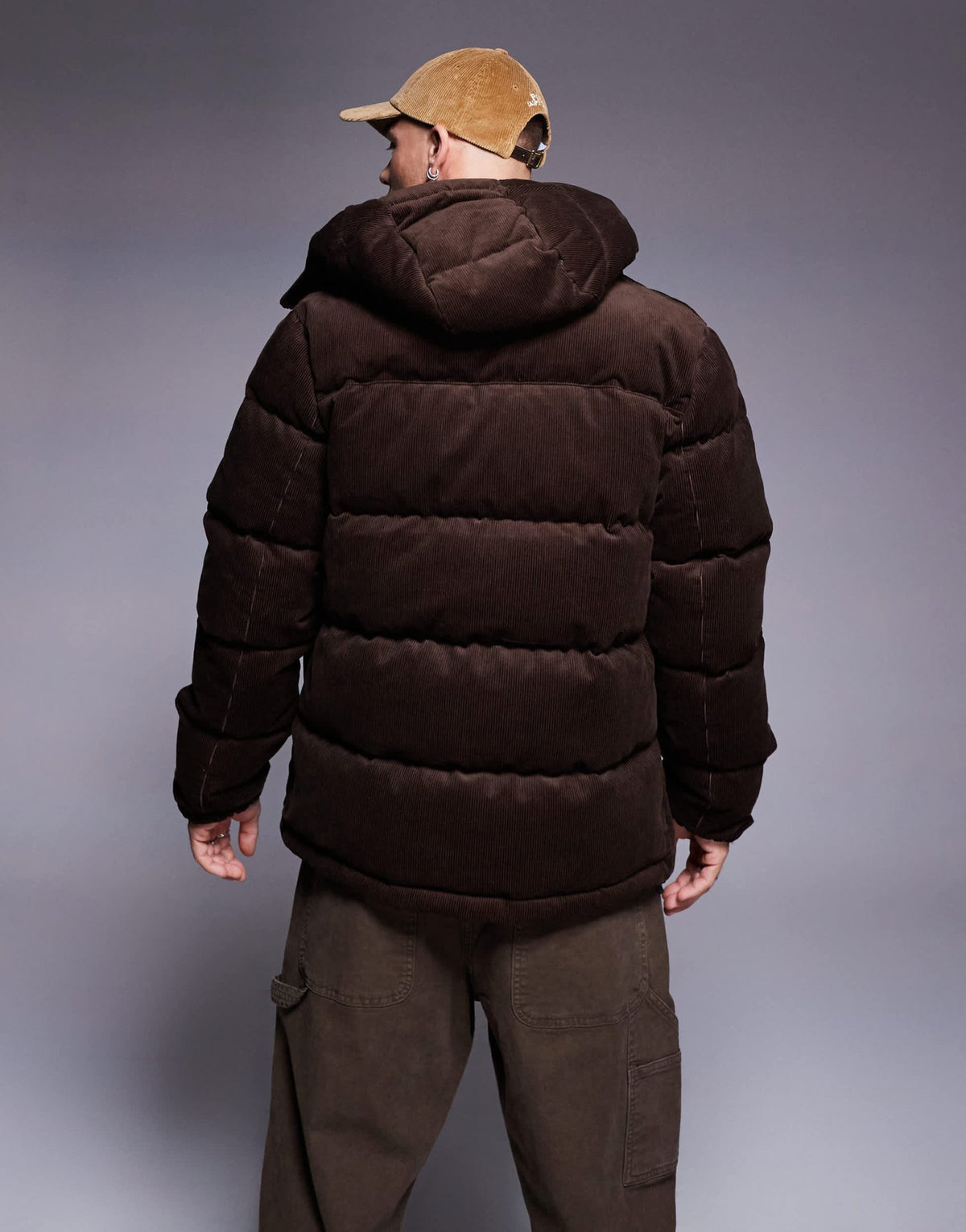 Polo Ralph Lauren detatchable hood cord down puffer jacket in brown - ASOS Sample Sale