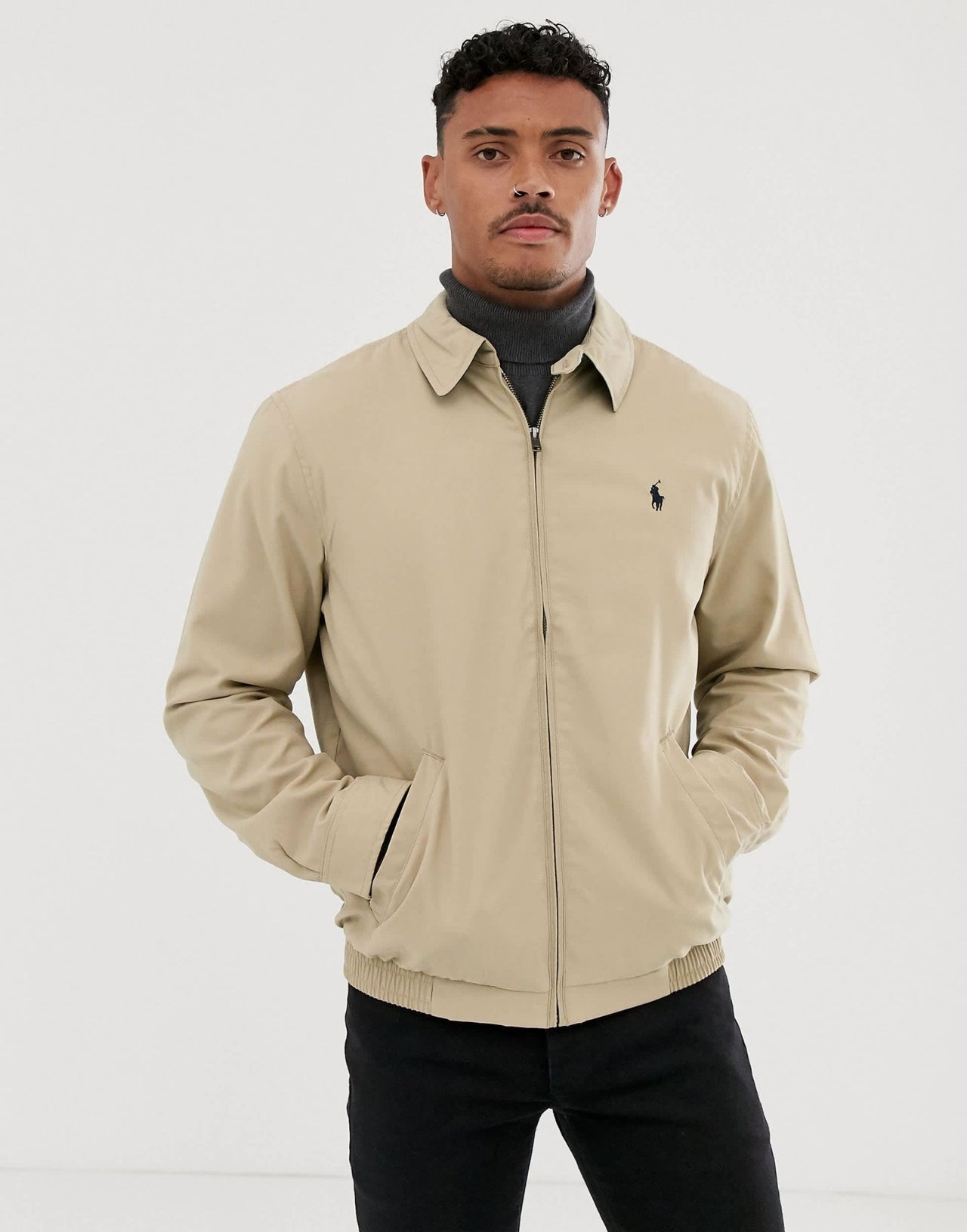 Polo Ralph Lauren harrington jacket in beige - ASOS Sample Sale