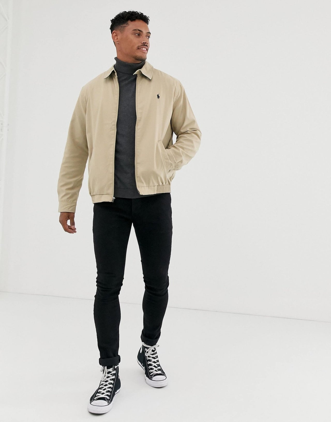 Polo Ralph Lauren harrington jacket in beige - ASOS Sample Sale