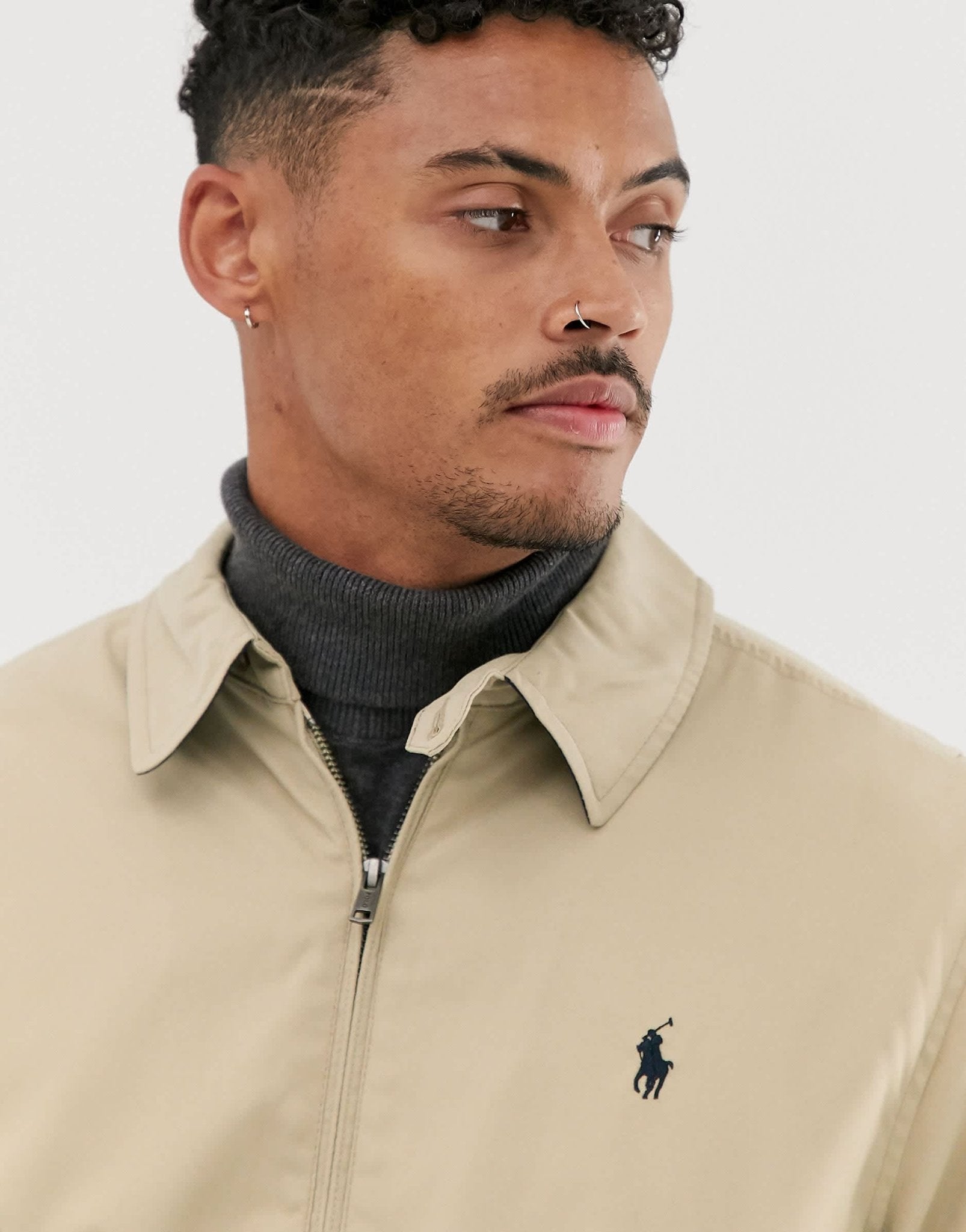Polo Ralph Lauren harrington jacket in beige - ASOS Sample Sale