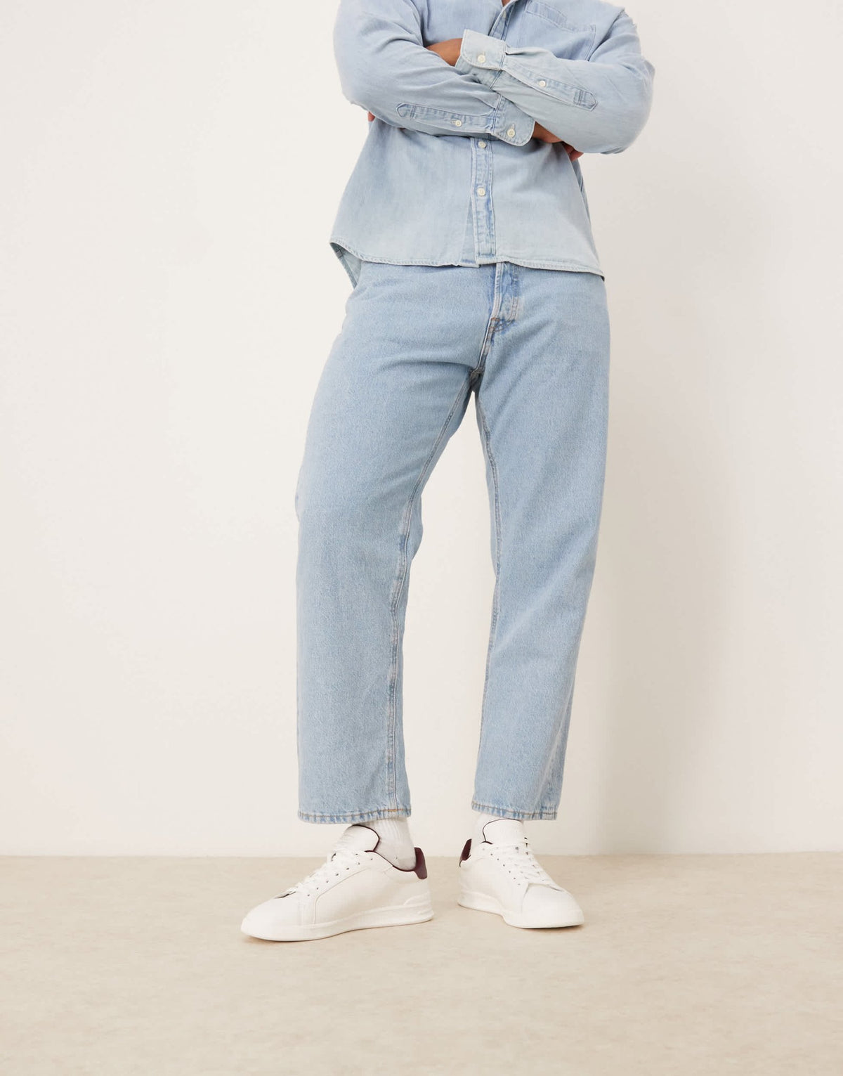 Polo Ralph Lauren Heritage Court trainer in white and burgandy - ASOS Sample Sale