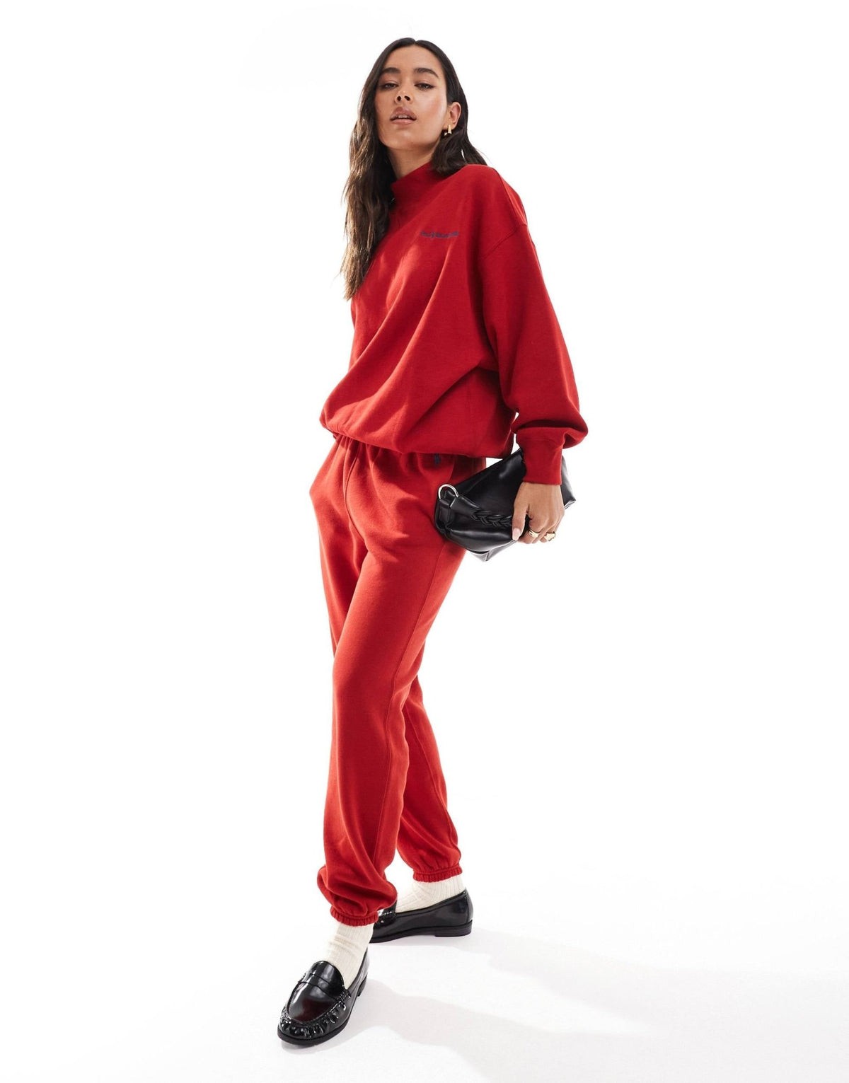 Polo Ralph Lauren icon logo cuffed joggers in red - ASOS Sample Sale