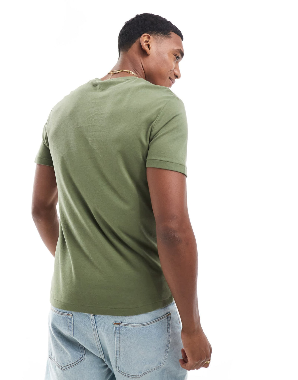 Polo Ralph Lauren icon logo pima cotton t-shirt in green - ASOS Sample Sale