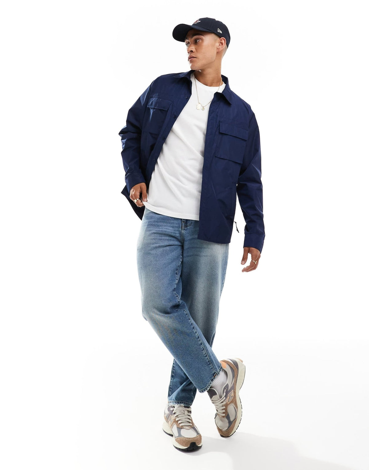 Polo Ralph Lauren lined shirt jacket in navy - ASOS Sample Sale
