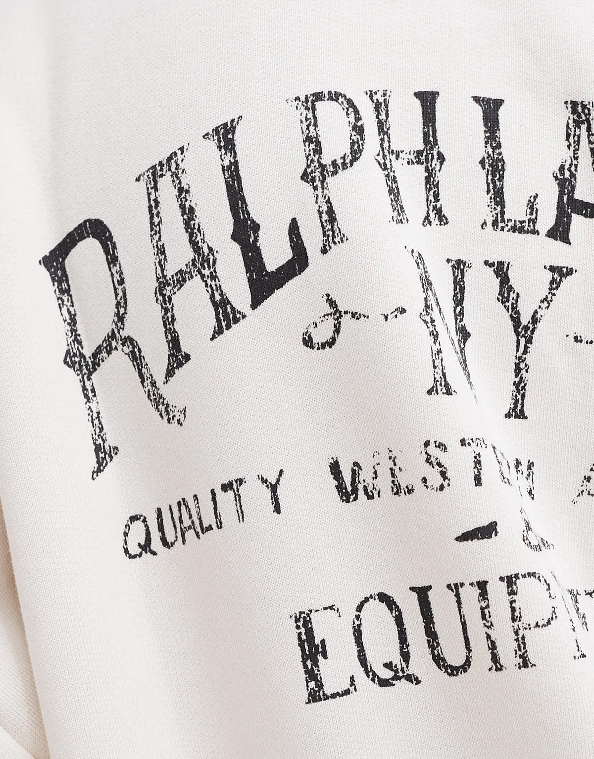Polo Ralph Lauren rugby polo with heritage logo in cream - ASOS Sample Sale
