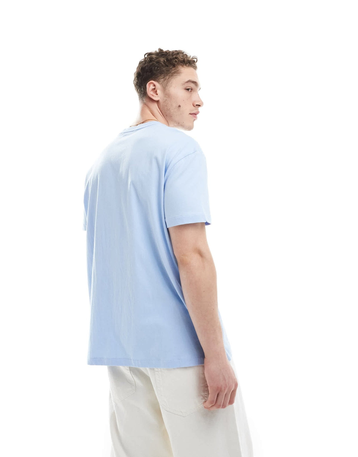 Polo Ralph Lauren Sport capsule unisex large chest flag logo t-shirt classic oversized fit in light blue - ASOS Sample Sale
