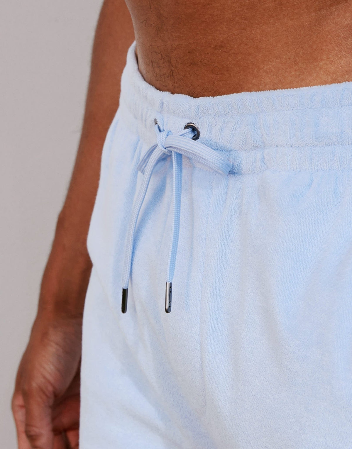 Polo Ralph Lauren Sport capsule unisex small logo lightweight cotton terry shorts in light blue CO-ORD - ASOS Sample Sale