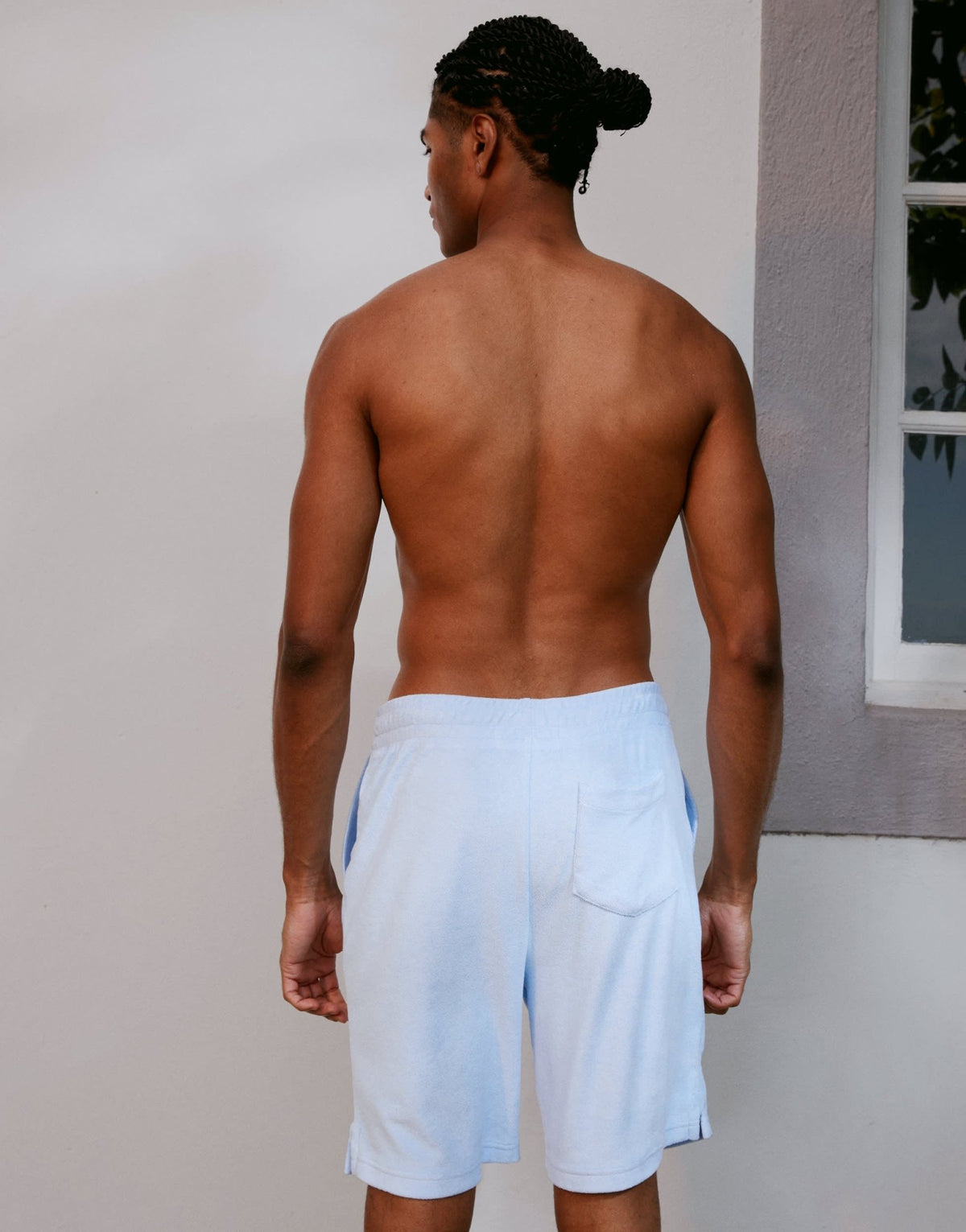 Polo Ralph Lauren Sport capsule unisex small logo lightweight cotton terry shorts in light blue CO-ORD - ASOS Sample Sale