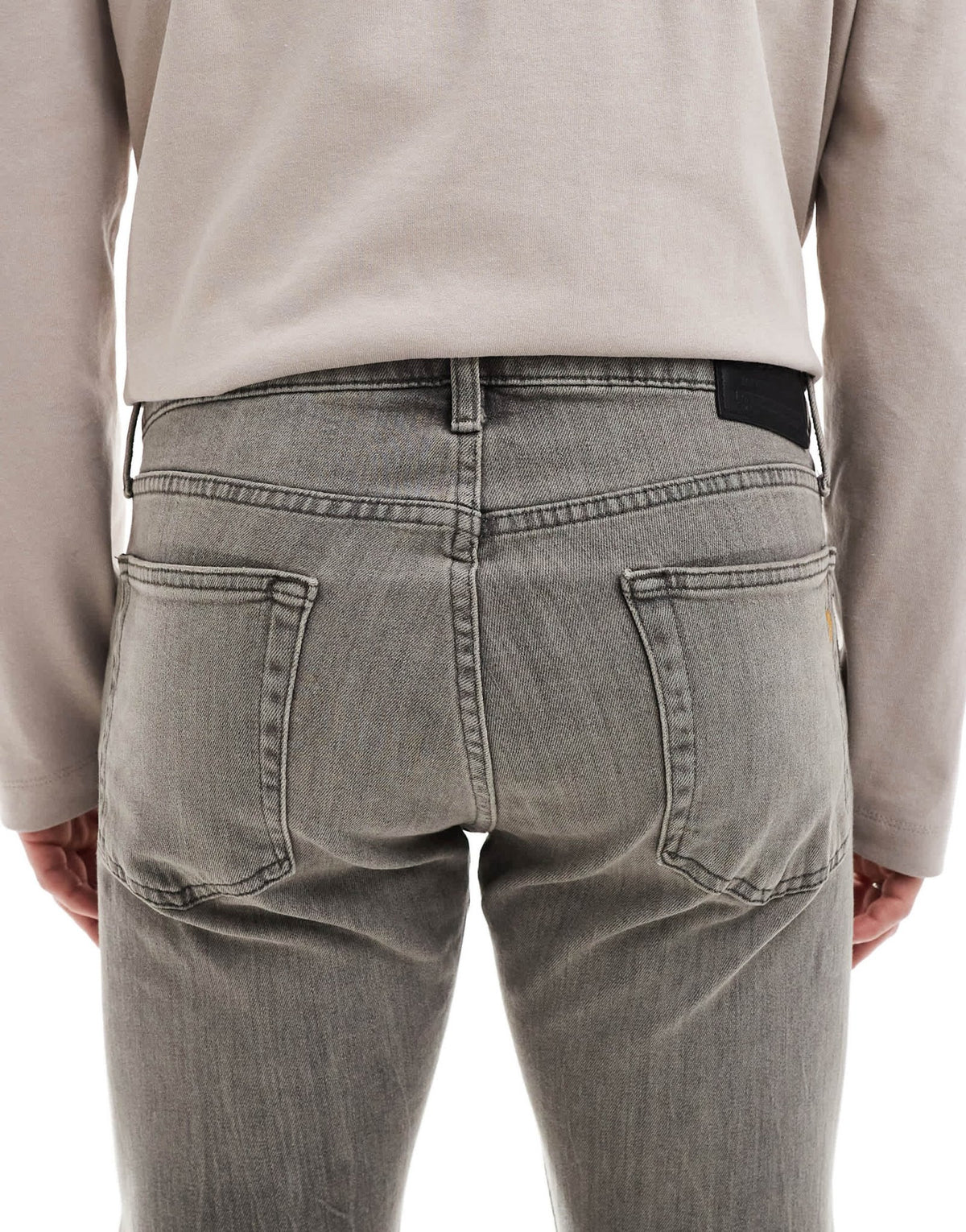Polo Ralph Lauren Sullivan icon logo slim fit jeans in washed grey - ASOS Sample Sale