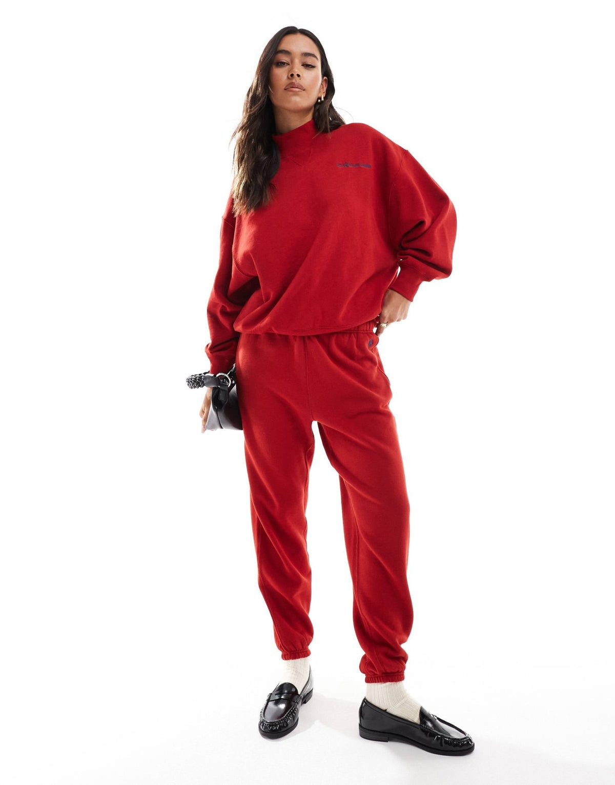 Polo Ralph Lauren sweatshirt with small logo in red - ASOS Sample Sale