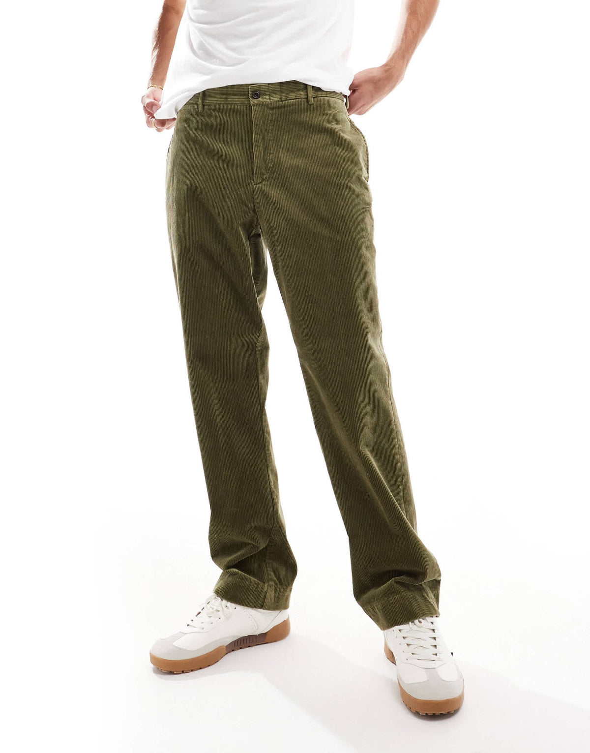 Polo Ralph Lauren tailored cord trousers in olive green CO-ORD - ASOS Sample Sale