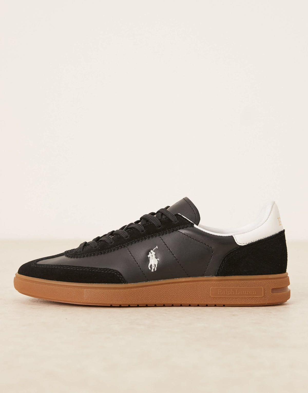 Polo Ralph Lauren trainer in black and white - ASOS Sample Sale