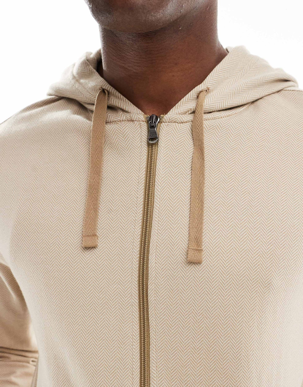Polo Ralph Lauren zip up lounge hoodie in sand - ASOS Sample Sale