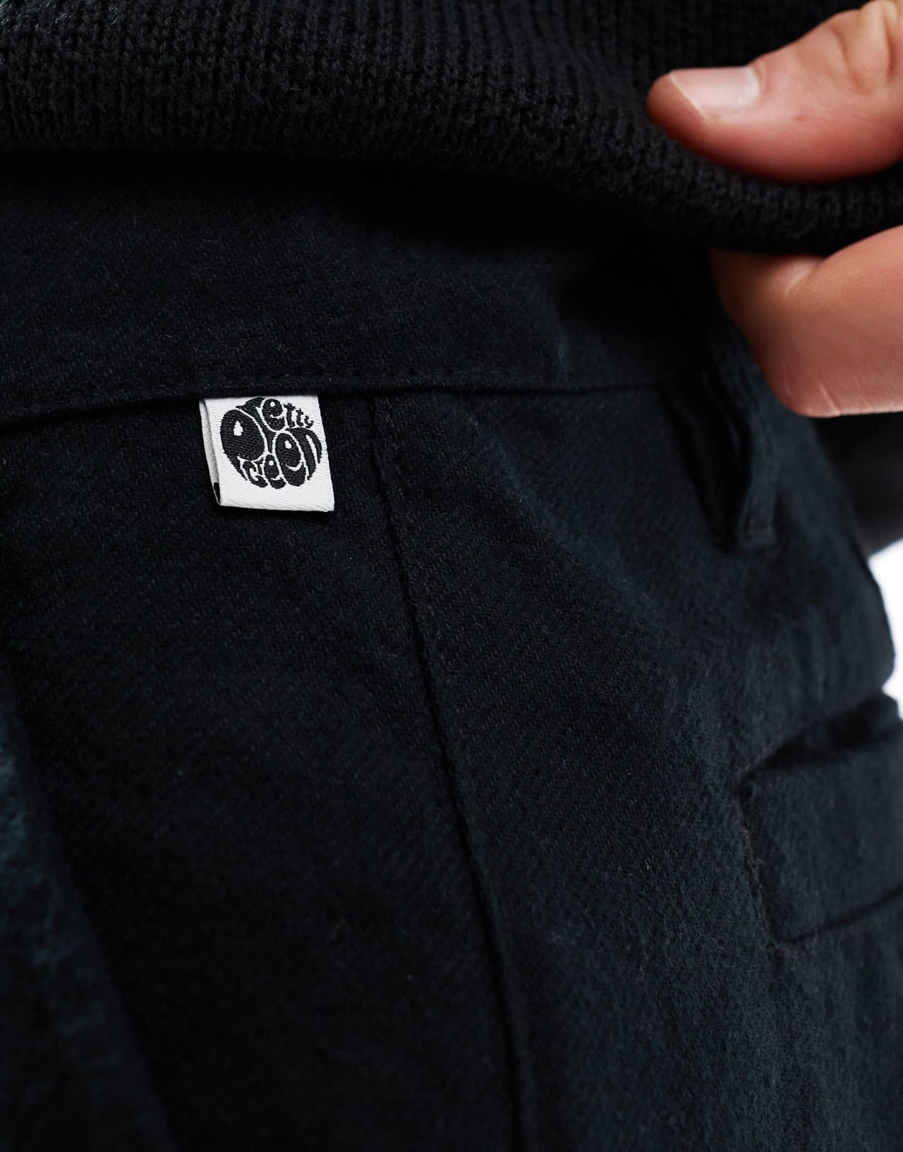 Pretty Green libertine trousers in black - ASOS Sample Sale