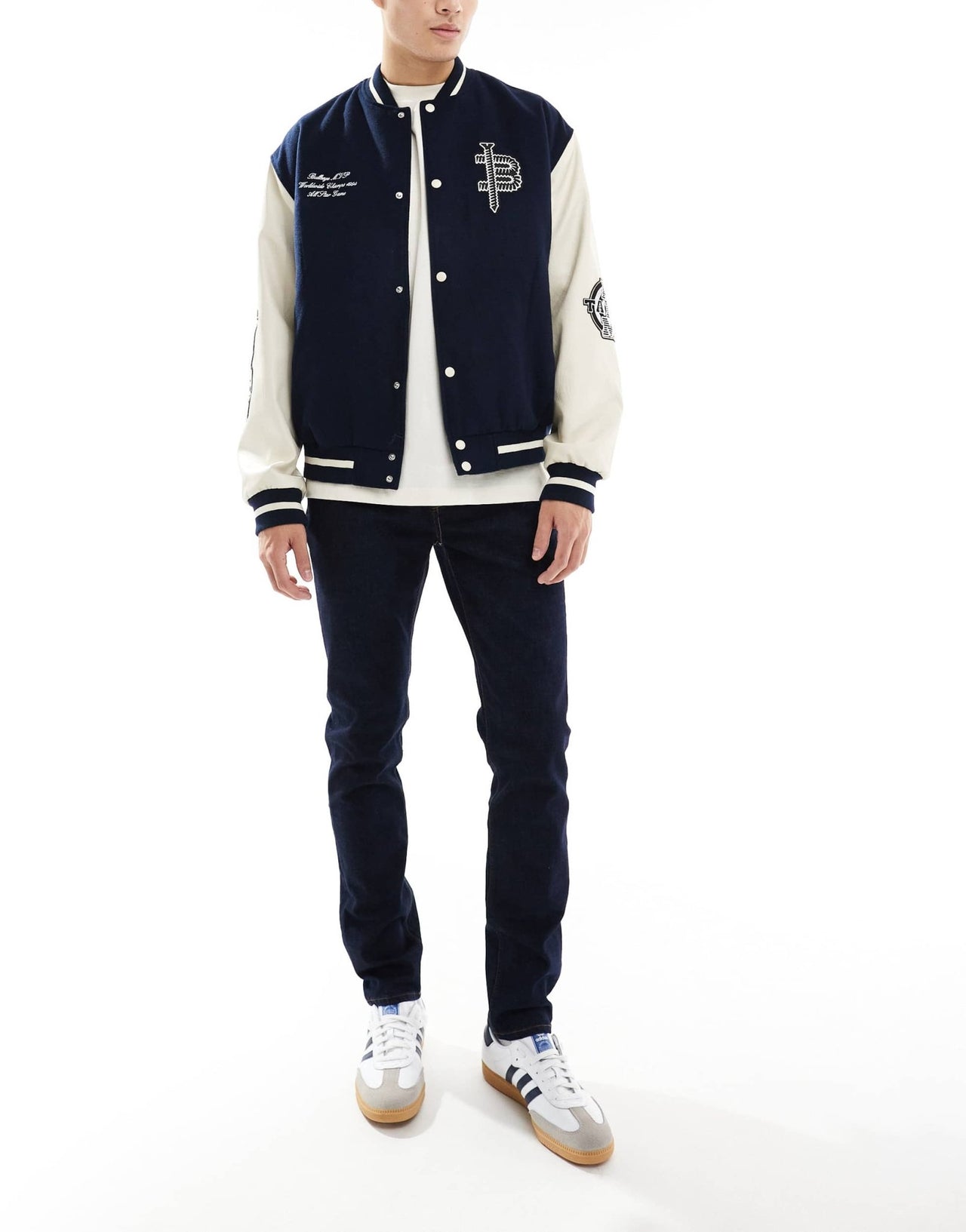 Pretty Green slim fit jeans in dark wash - ASOS Sample Sale