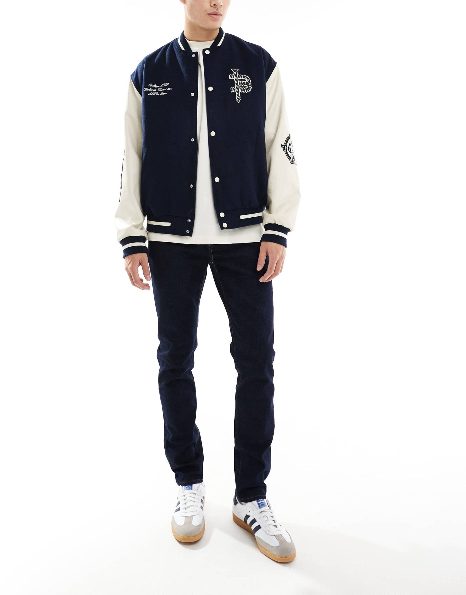 Pretty Green slim fit jeans in dark wash - ASOS Sample Sale