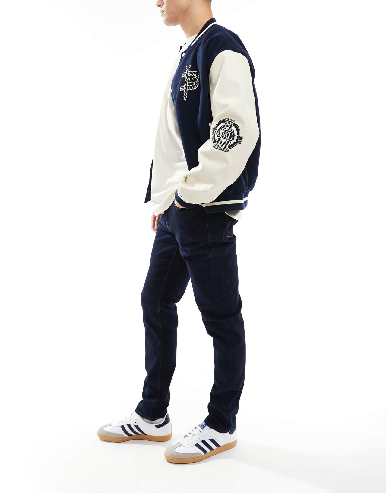 Pretty Green slim fit jeans in dark wash - ASOS Sample Sale