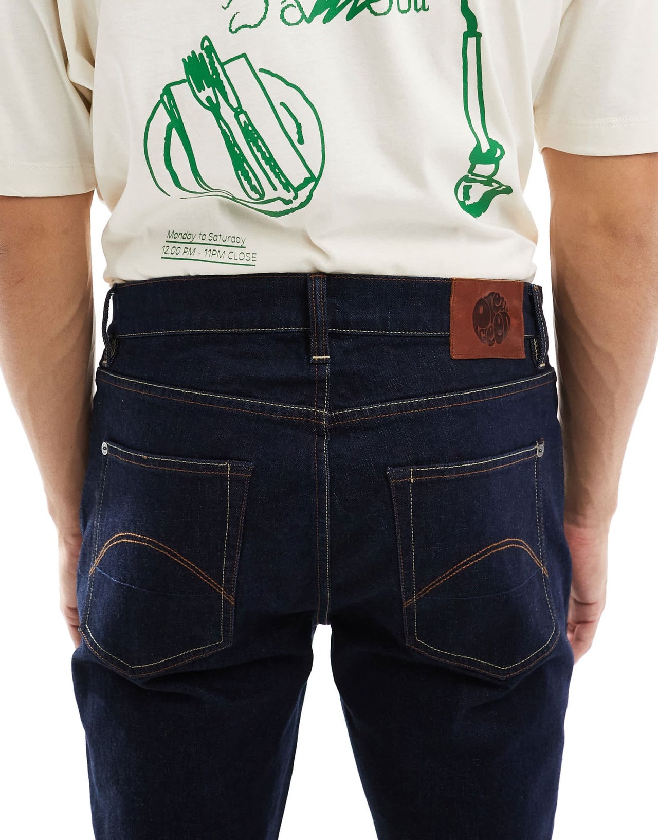 Pretty Green slim fit jeans in dark wash - ASOS Sample Sale