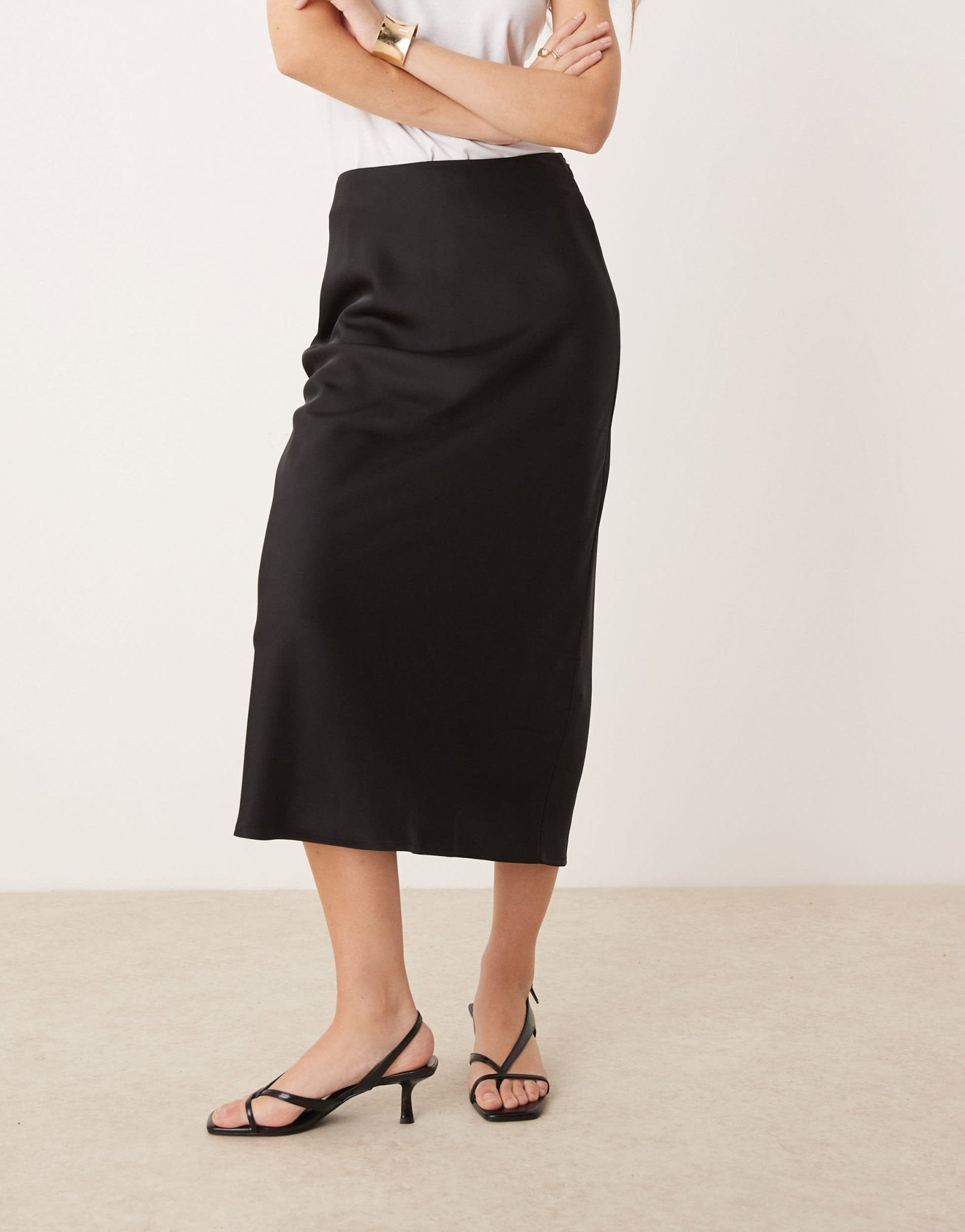 Pretty Lavish Breye maxi skirt in black - ASOS Sample Sale