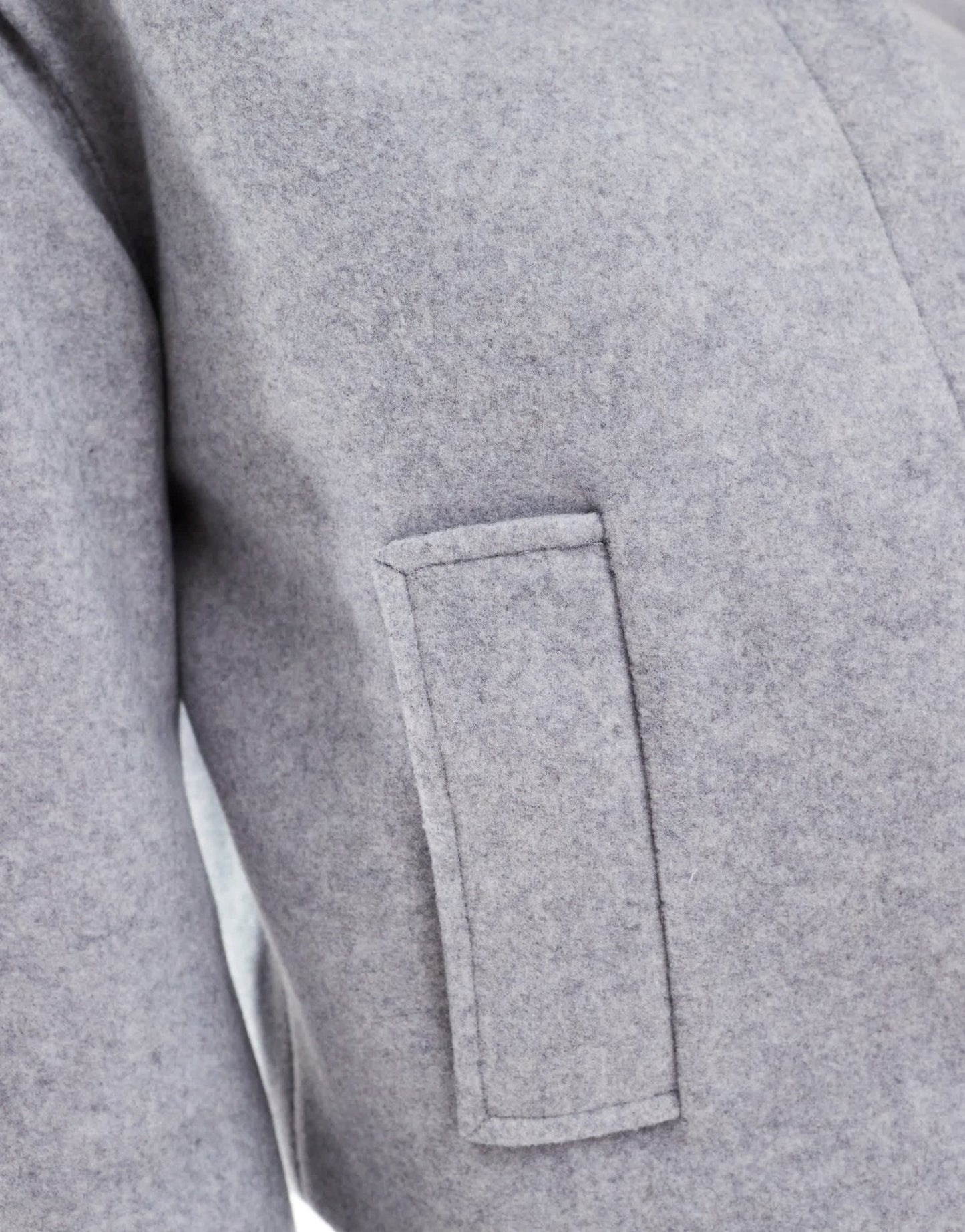 Pretty Lavish cropped boxy jacket in grey - ASOS Sample Sale