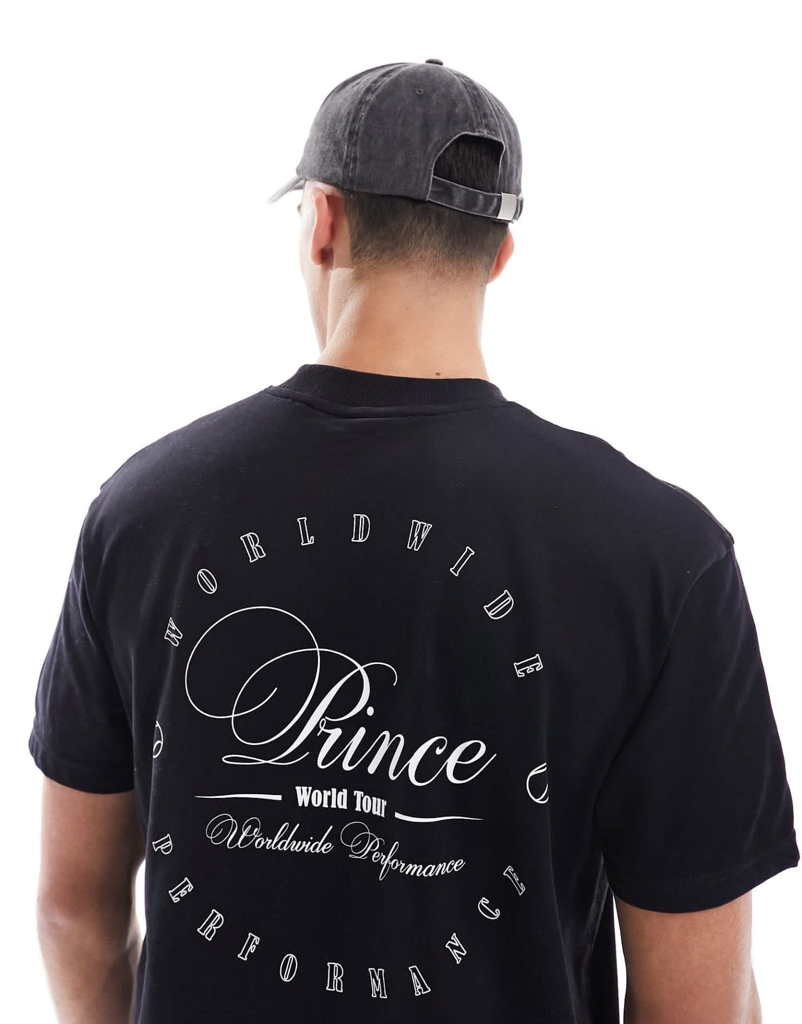 Prince vintage print graphic t-shirt in black - ASOS Sample Sale