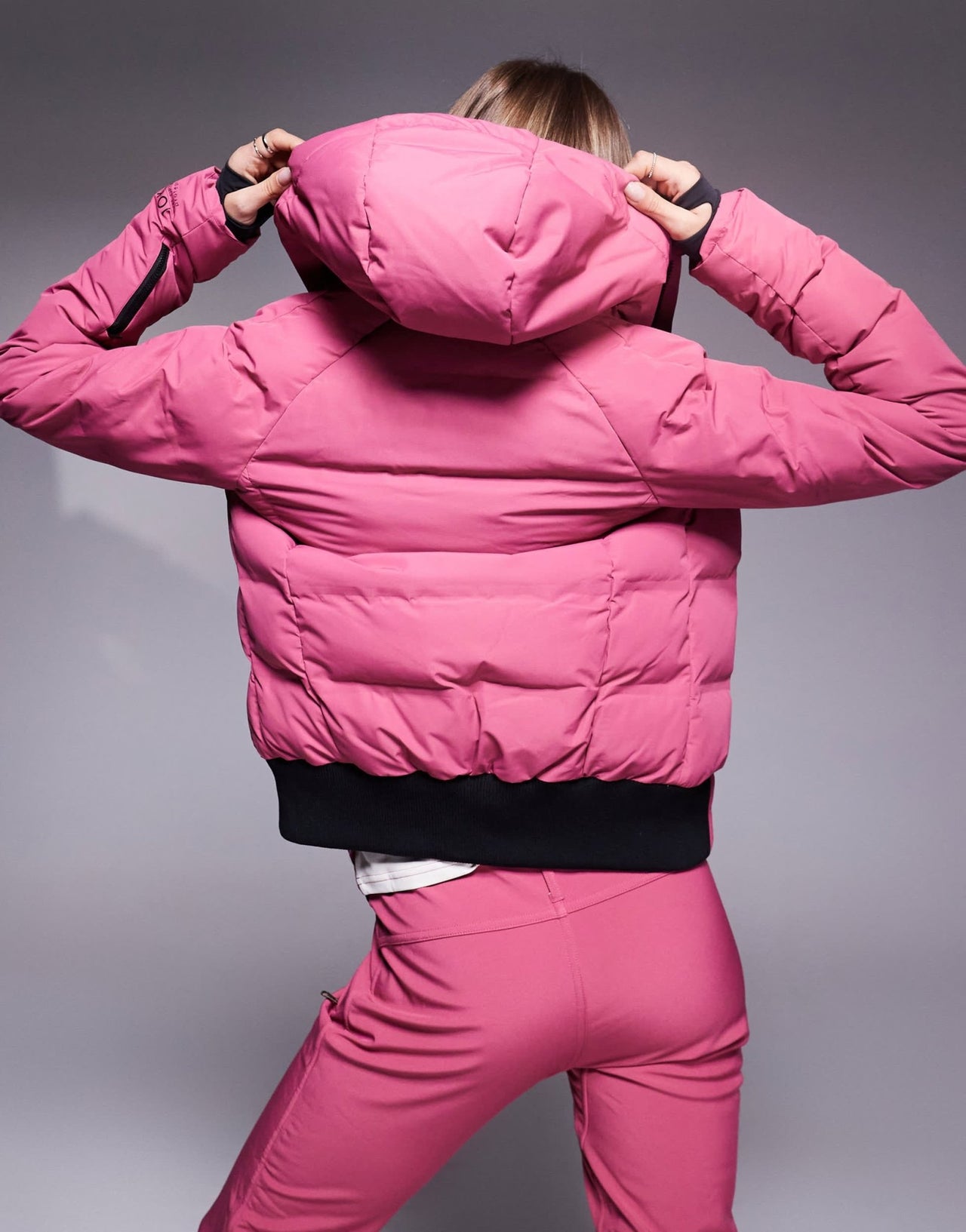 Protest Prtalysumi snow jacket in pink - ASOS Sample Sale