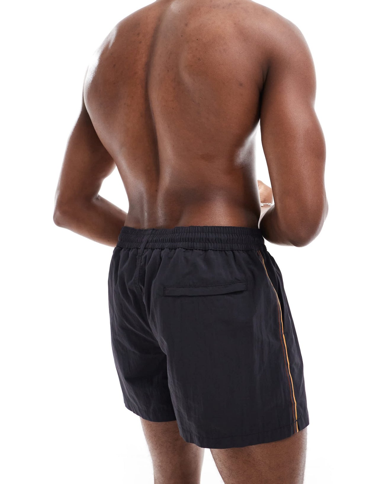 PS Paul Smith srtipe swim shorts in black - ASOS Sample Sale