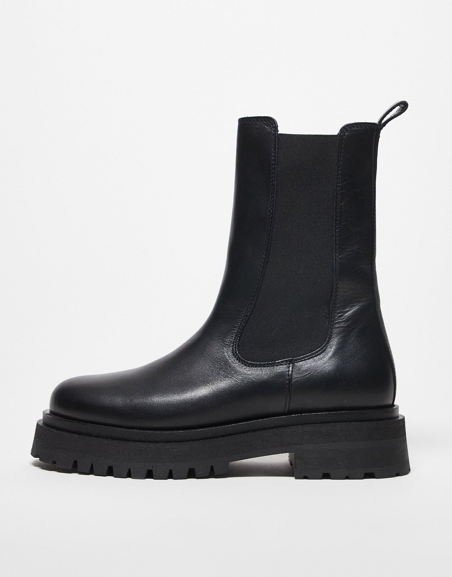 Pull&Bear high chunky tech boots in black - ASOS Sample Sale