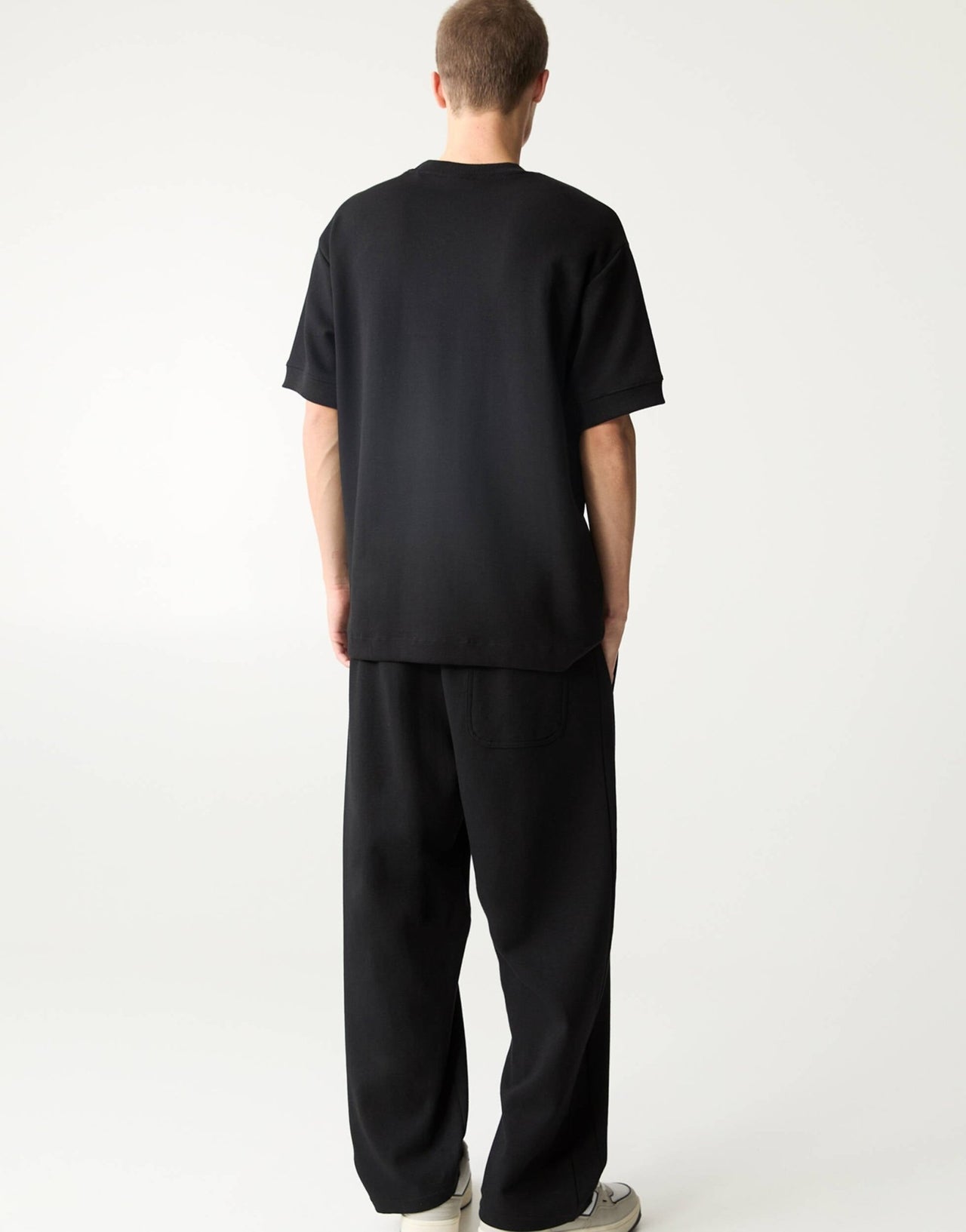 Pull&Bear interlock joggers in black - ASOS Sample Sale
